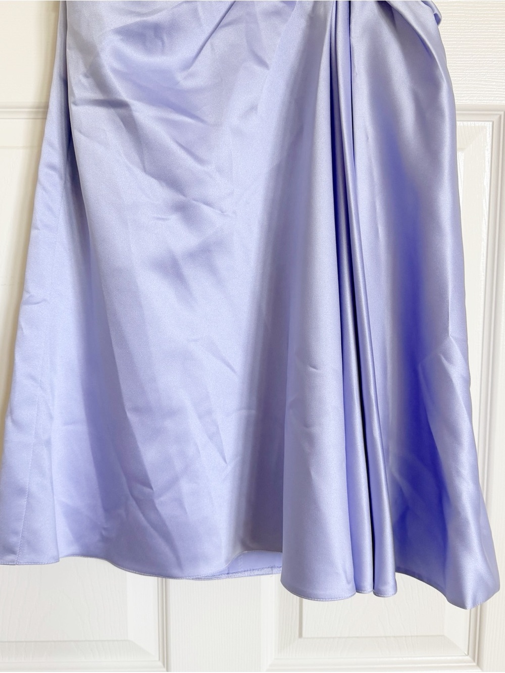 Allure Bridal Lilac Satin Bridesmaid Special Occasion Dress - Picture 3 of 7